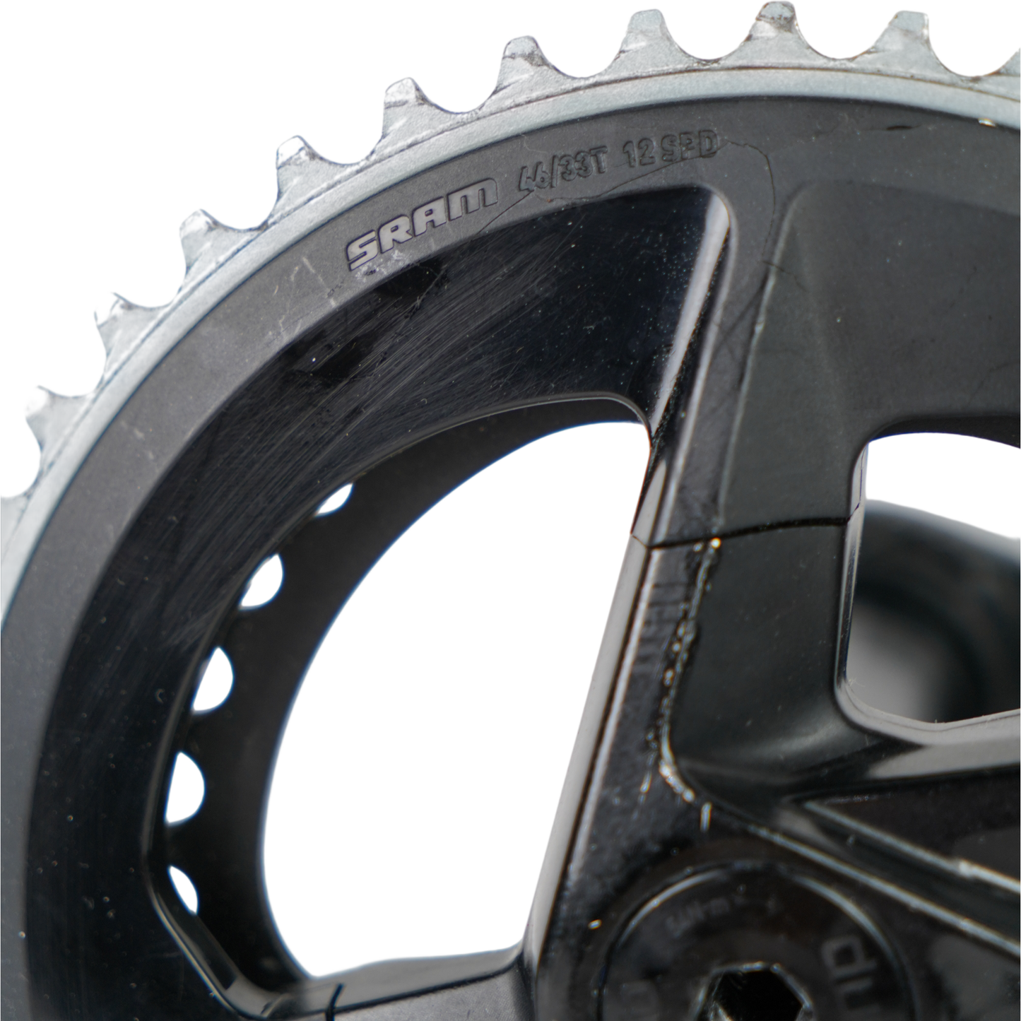 SRAM Rival AXS 2x 12-Speed Road Crankset 172.5mm W/ 46/33t Chainrings
