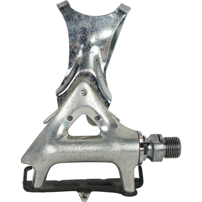 Vintage Shimano Dura-Ace PD-7400 Road Bike Pedals W/ Toe Clips