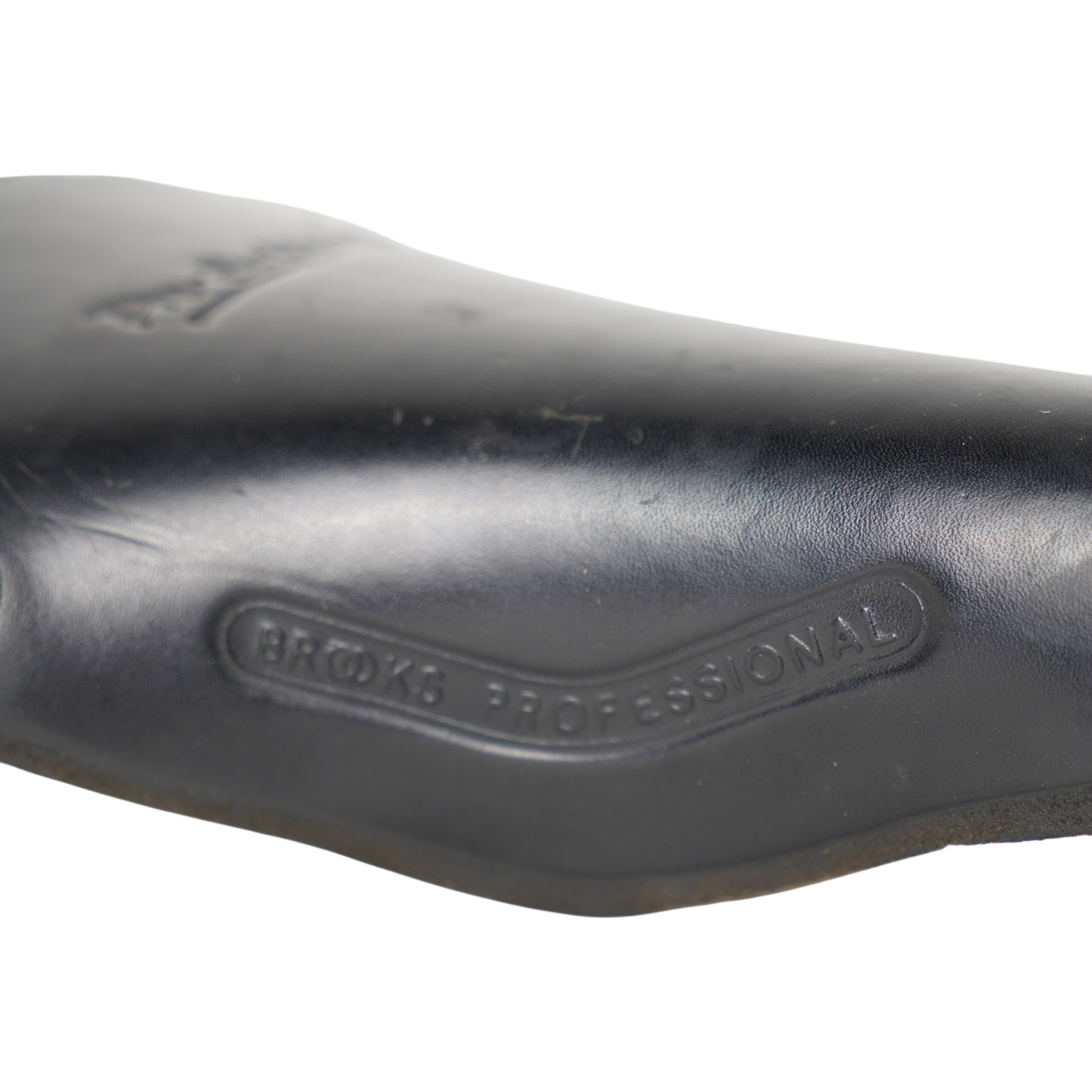 Vintage Brooks Professional "Pre Softened" Black Leather Road Bike Saddle