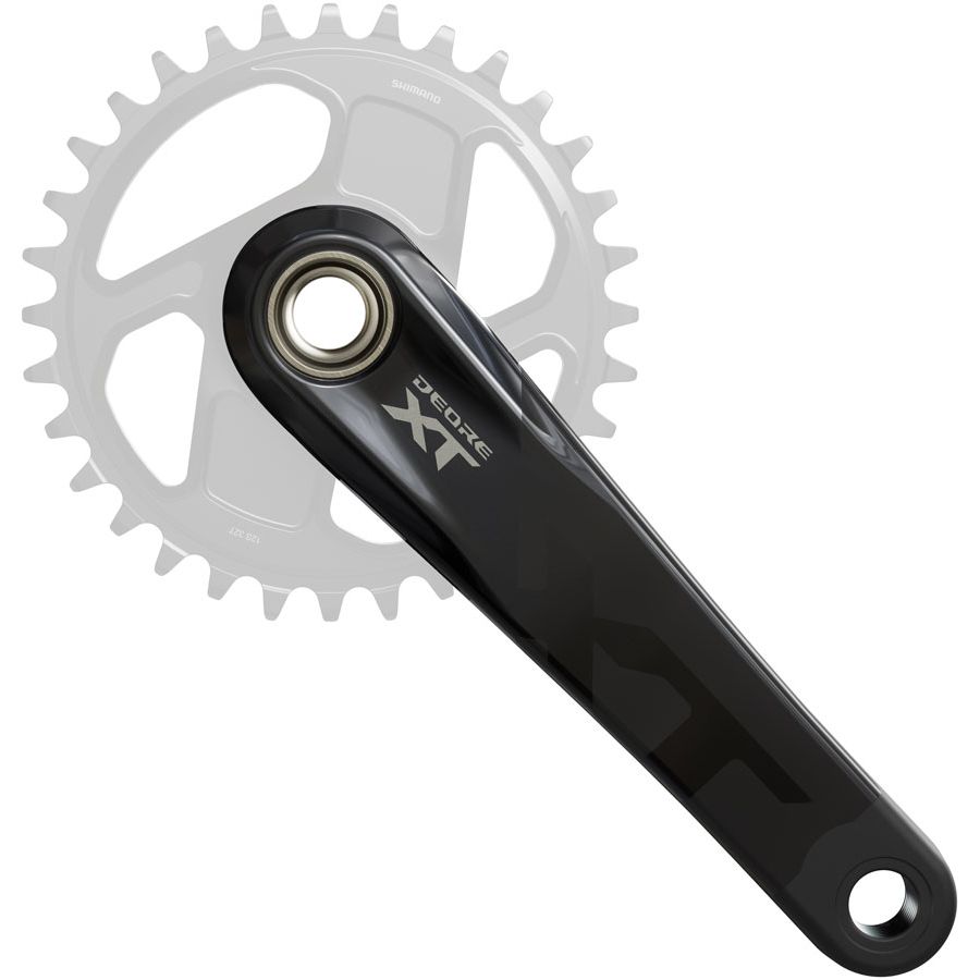 Shimano Deore XT FC-M8200 Crankset - 160mm 1x Direct Mount Hollowtech II Hollow-Forged Crankarms BLK