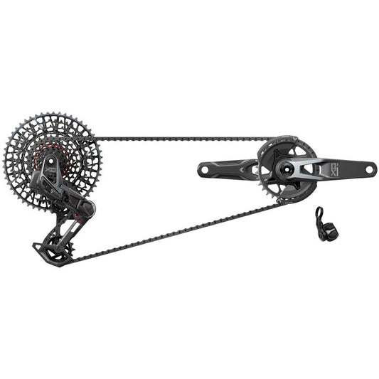 SRAM X0 T-Type Eagle Transmission Groupset - 165mm Crank 32t Chainring AXS POD Controller 10-52t Cassette Rear Derailleur Chain V2