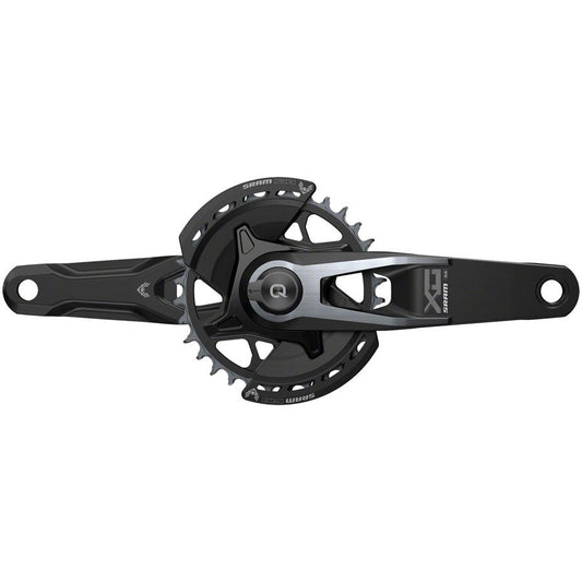 SRAM X0 Eagle T-Type AXS Power Meter Wide Crankset - 165mm 12-Speed 32t Chainring Direct Mount 2-Guards PM DUB Spindle BLK