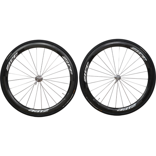 Zipp 303 700c Rim Brake Carbon Tubular Road Bike Wheelset W/ Tires