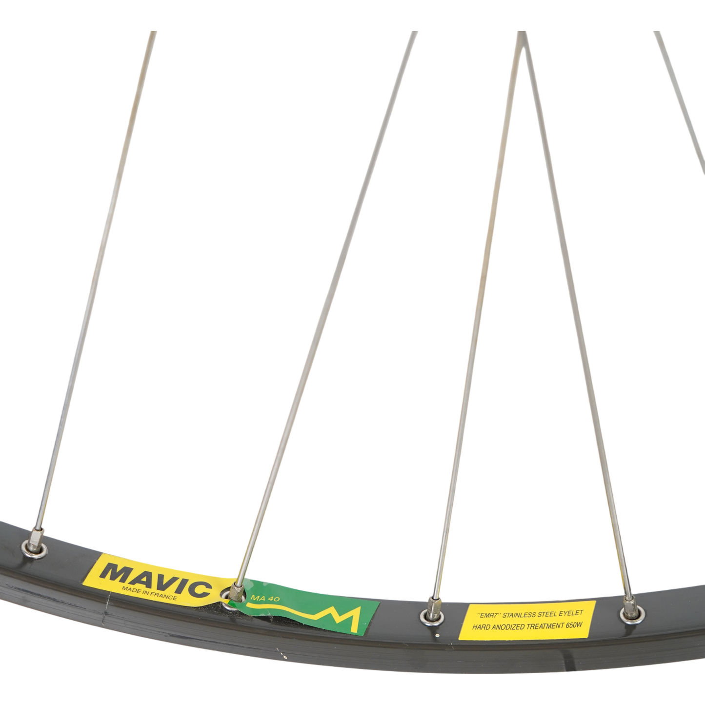 Vintage Mavic MA 40 700c Rim Brake Aluminum Clincher Road Wheelset
