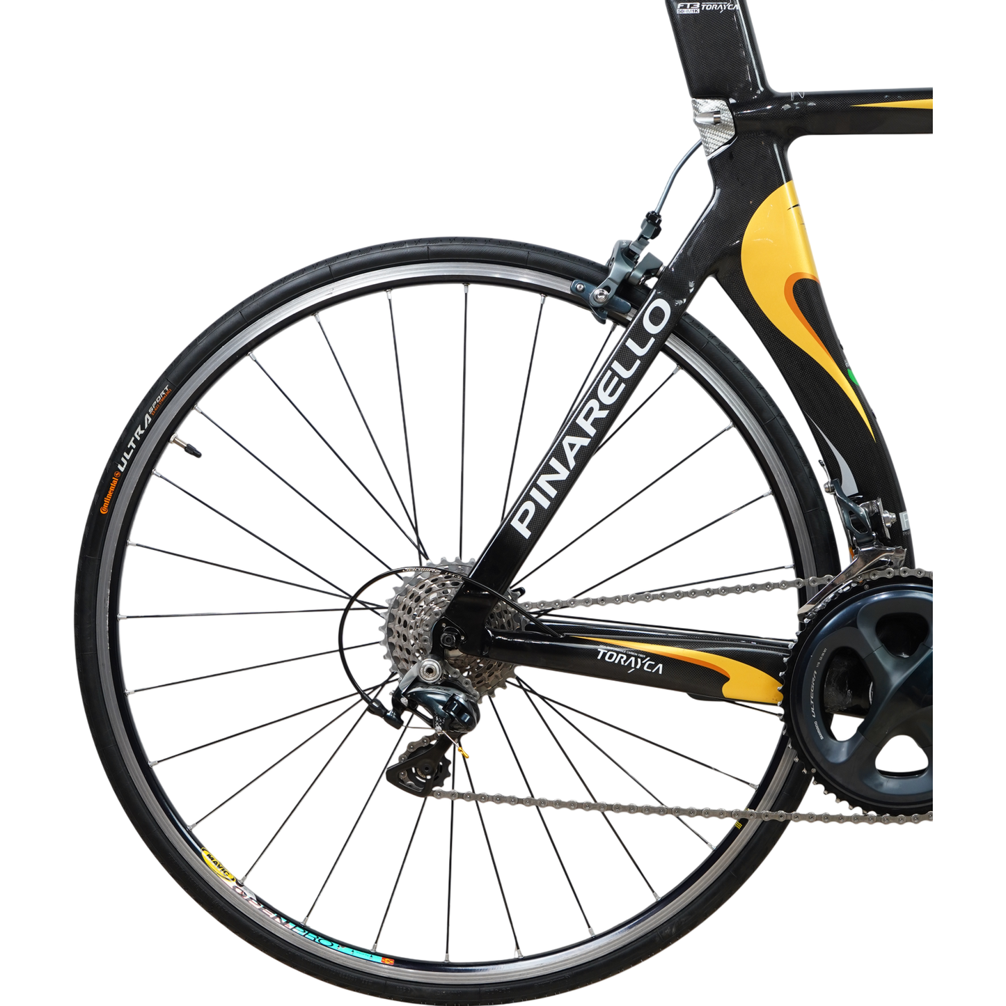 2012 Pinarello FT3 Ultegra/Dura-Ace TT/Triathlon Carbon Rim Brake Bike - 56cm