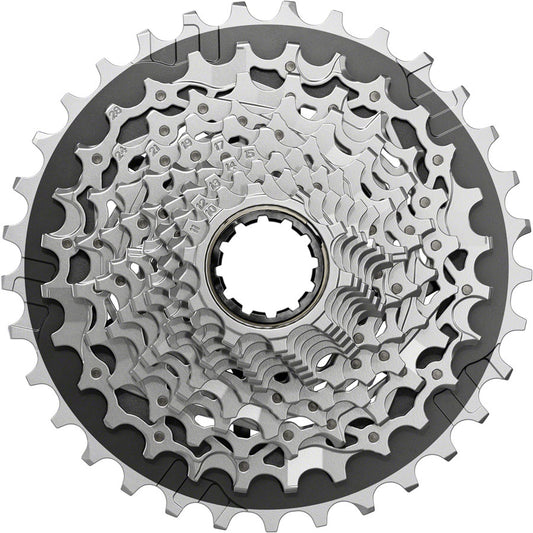 SRAM Force XG-1270 Cassette - 12-Speed 10-33t Silver For XDR Driver Body E1