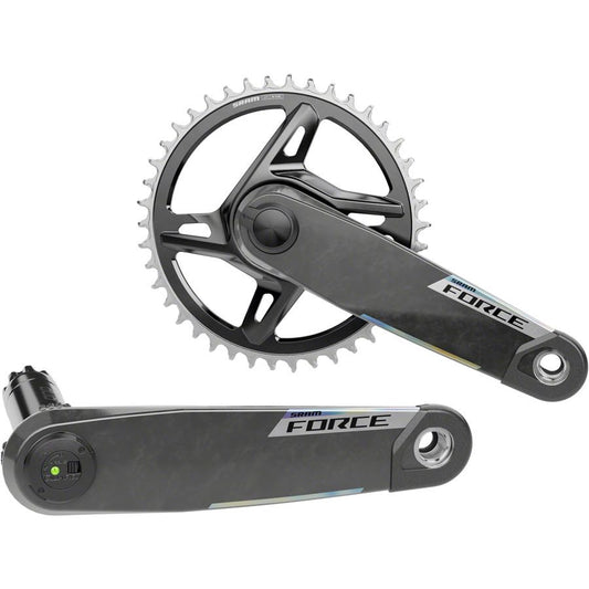 SRAM Force 1x XPLR AXS Power Meter Wide Crankset - 172.5mm 12/13-Speed 42t 8-Bolt Direct Mount DUB PM Spindle Carbon E1