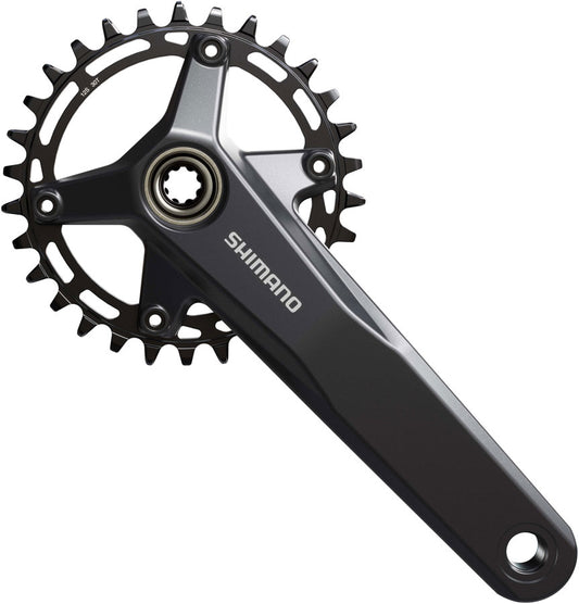 Shimano FC-MT520 Crankset - 170mm 12-Speed 30t 55mm Chainline Black