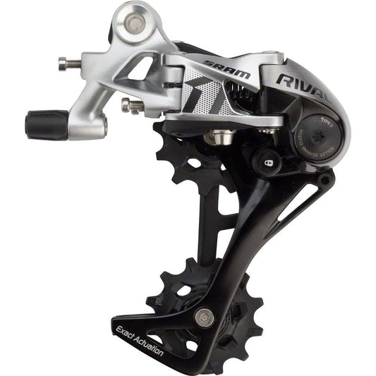 SRAM Rival 1 Rear Derailleur - 11 Speed Long Cage Black/Silver