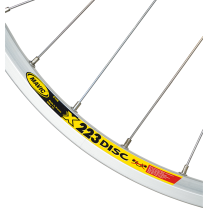 Mavic X223 Disc 26in Disc Brake Clincher MTB Wheelset W/Real Design Hubs