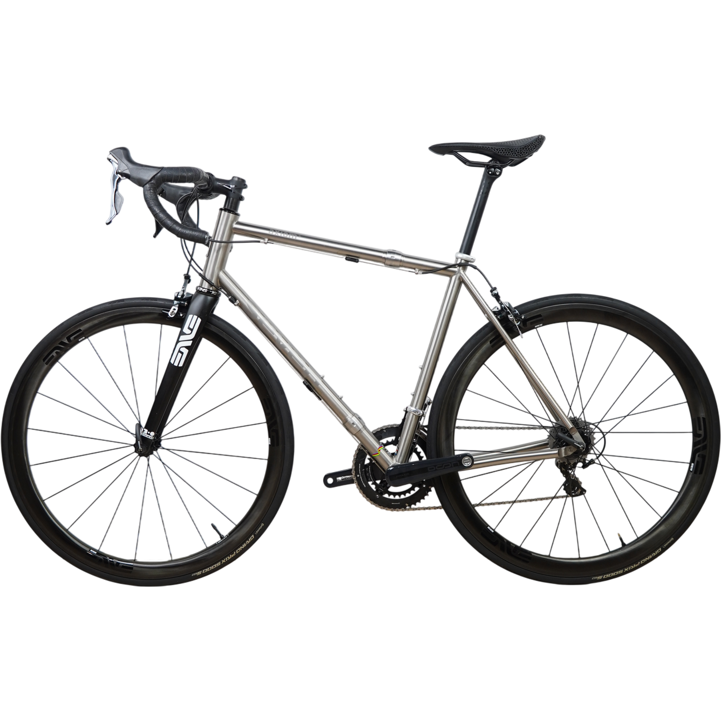Seven Axiom S Custom Titanium Road Bike W/ Couplers - Full Enve Build - 56cm