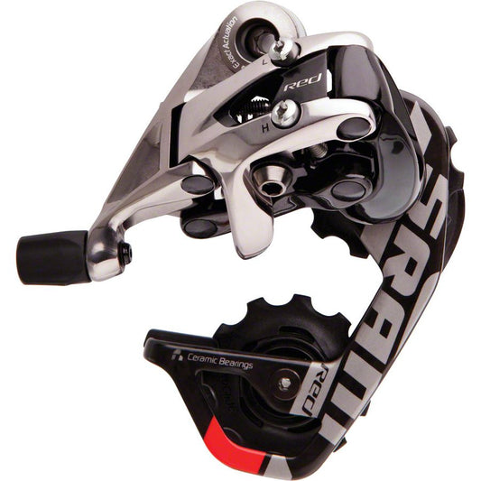 SRAM Red Rear Derailleur - 10 Speed Short Cage Black/Silver