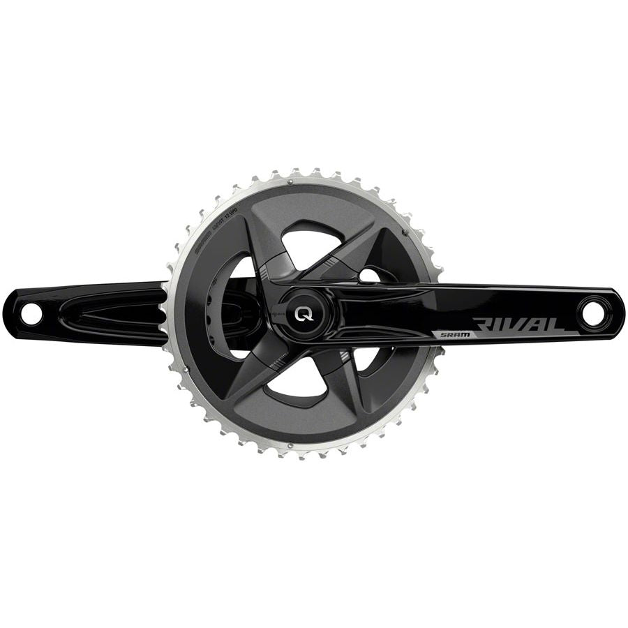 SRAM Rival AXS Wide Power Meter Crankset - 175mm 12-Speed 43/30t Yaw 94 BCD DUB Spindle Interface BLK D1