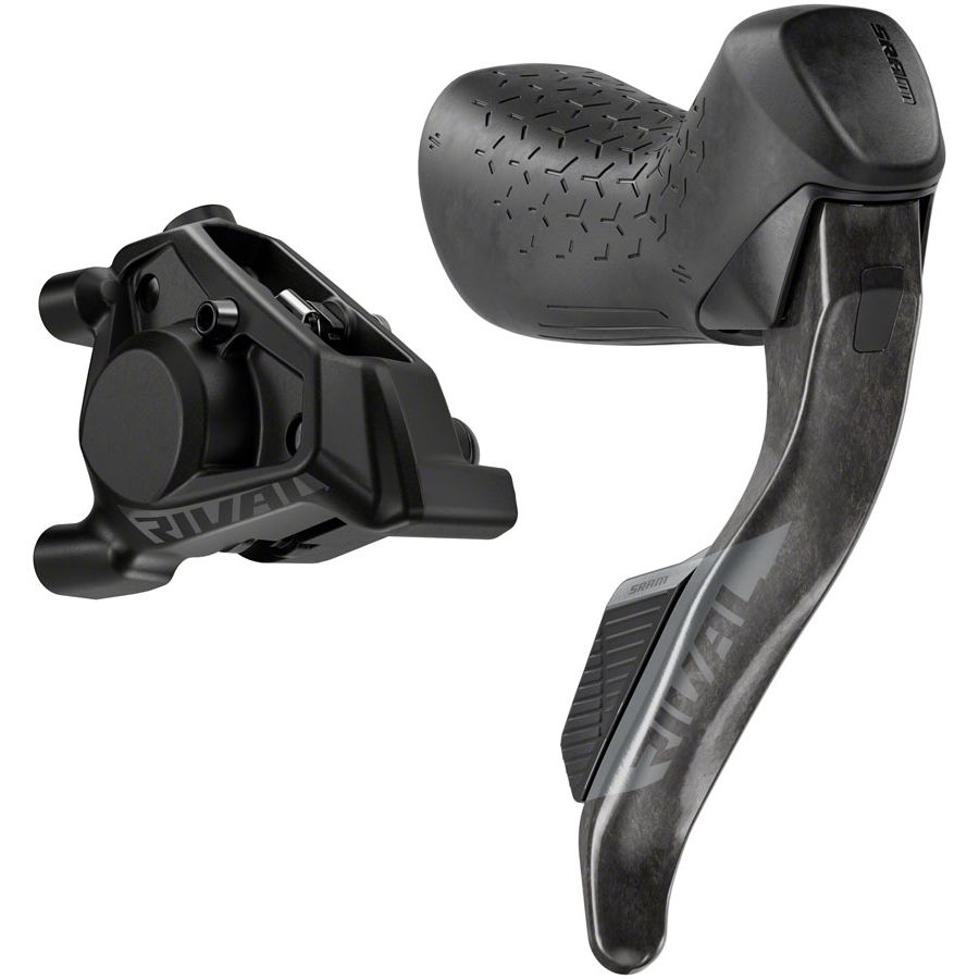 SRAM Rival eTap AXS HRD Shift/Brake Lever Hydraulic Disc Caliper - Right/Rear Flat Mount 20mm Offset 1800mm Hose BLK E1