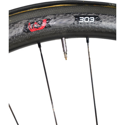 Zipp 303 Firecrest 700c Disc Brake Carbon Tubular Road Bike Wheelset