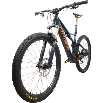 2022 Orbea Rise M-LTD 29" Custom Carbon Full Suspension E-Mountain Bike - Large