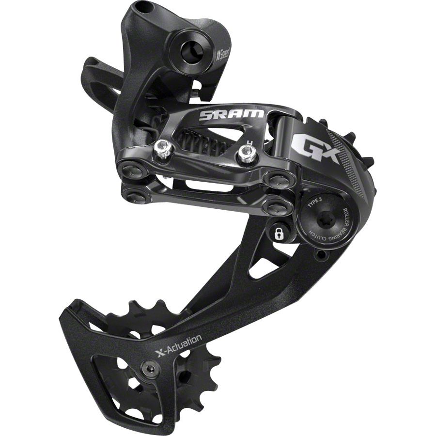 SRAM GX Rear Derailleur - 11 Speed Long Cage Black 2x With Clutch