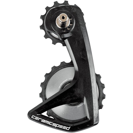 CeramicSpeed OSPW RS Alpha Pulley Wheel System Shimano Dura-Ace 9250/Ultegra 8150 - ALPHA Aluminum Pulley Carbon Cage Silver