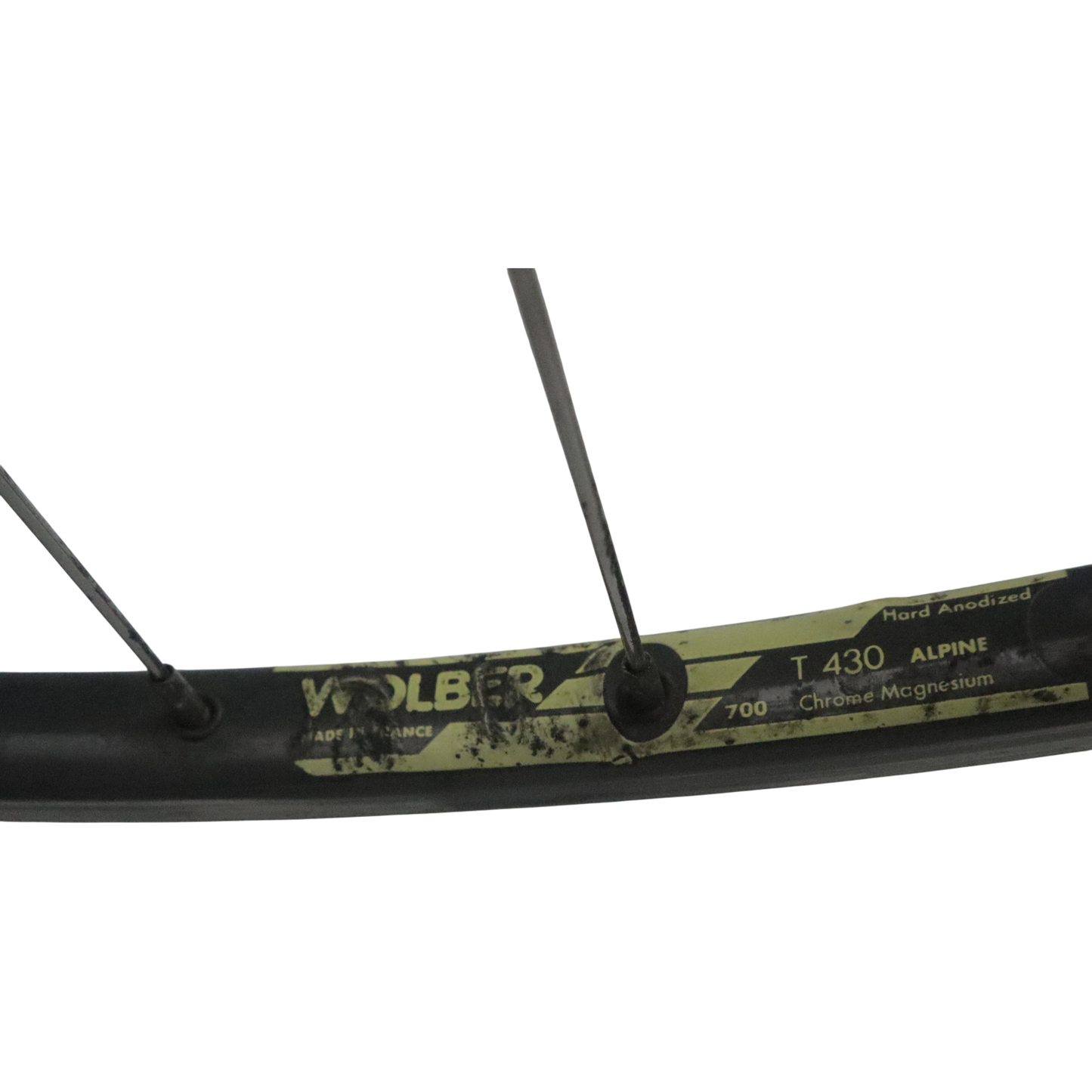 Vintage Wolber T430 Alpine 700c Rim Brake Aluminum Clincher Road Wheelset