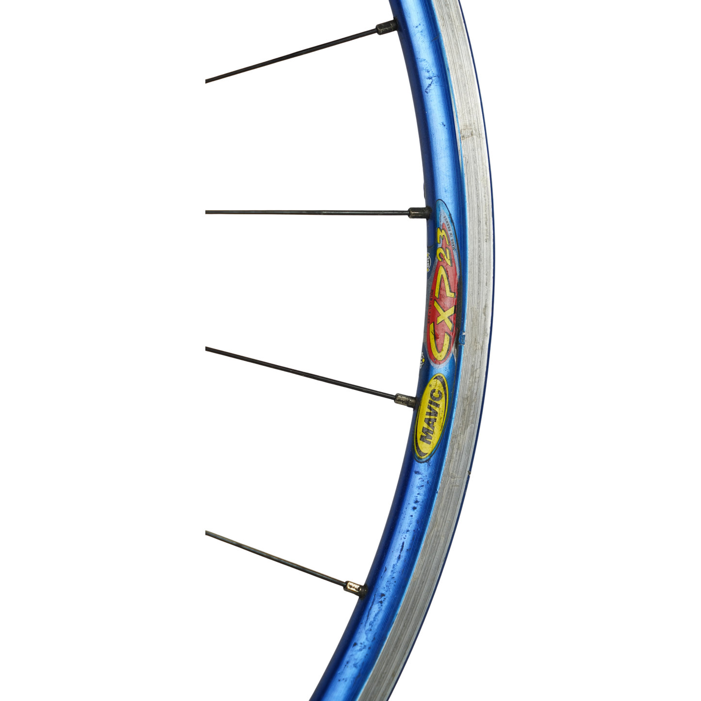 Mavic CXP23 700c Rim Brake Aluminum Clincher Blue Road Bike Wheelset