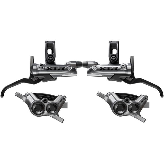 Shimano XTR M9220 Enduro Disc Brake Upgrade Kit - Right Left BL-M9220 Levers Post Mount Front Rear BR-M9220 4-Piston Calipers