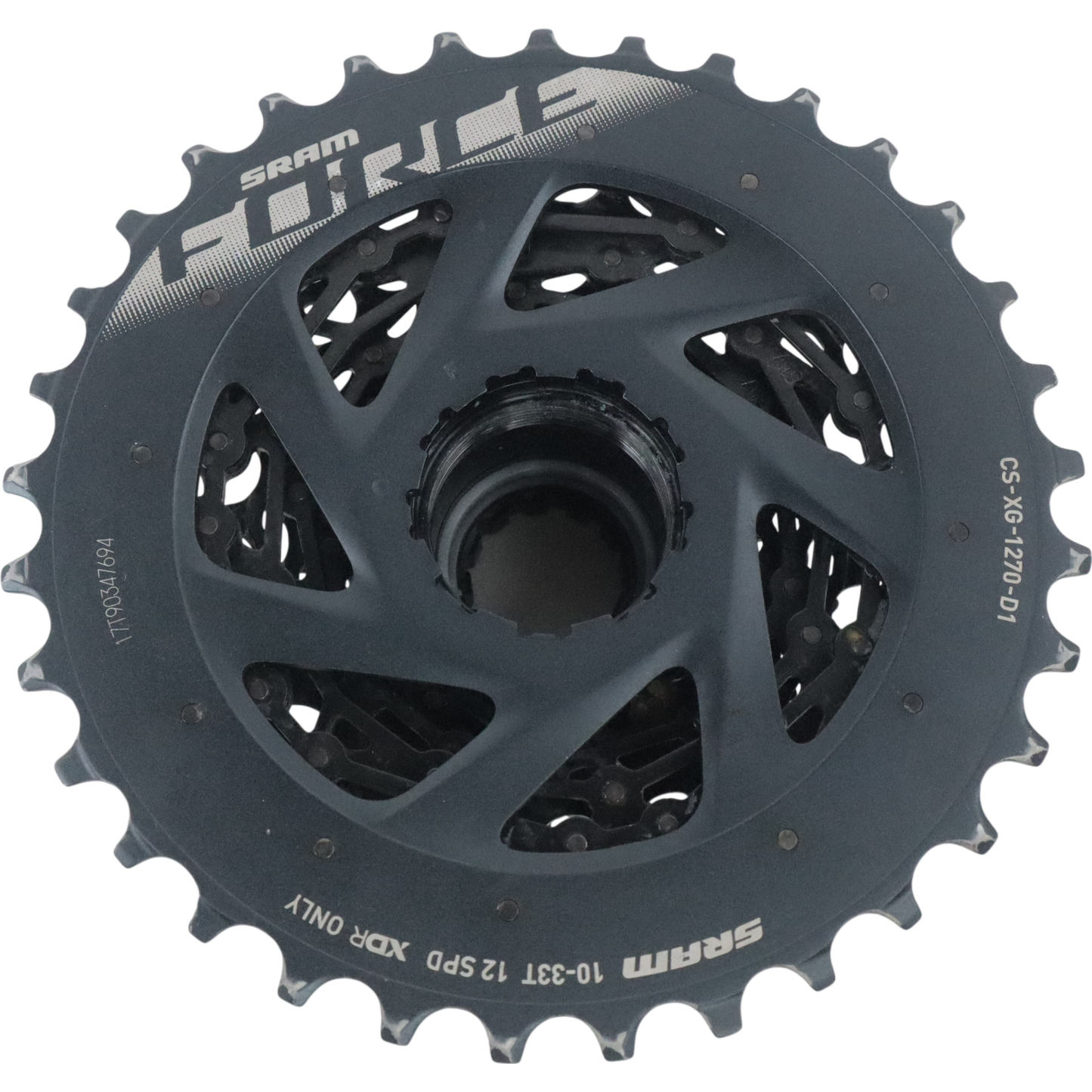 SRAM Force CS-XG-1270-D1 XDR 10-33T 12 Speed Road Cassette