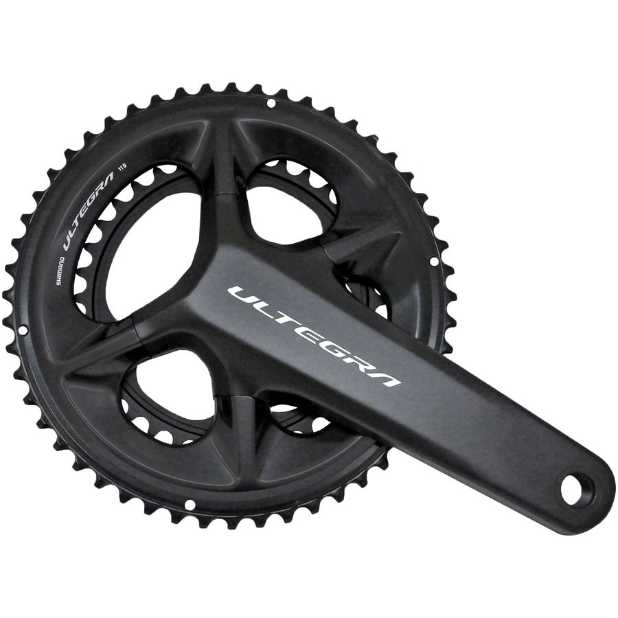 Shimano Ultegra FC-08 Crankset - 165mm 11-Speed 50/34t 110 Asymmetric BCD Hollowtech II Spindle Interface BLK