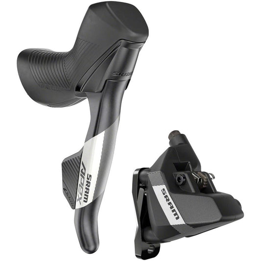 SRAM Apex AXS eTap Shift/Brake Lever Hydraulic Disc Brake Caliper - Right/Rear 12-Speed Flat Mount 20mm Offset BLK D1
