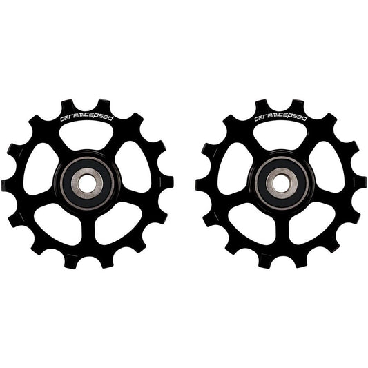 CeramicSpeed Pulley Wheels Shimano XT/XTR 12-Speed - 14 Tooth Alloy BLK