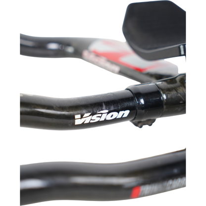 Vision Trimax Carbon TT/Tri Aerobar Handlebar W/ Extensions