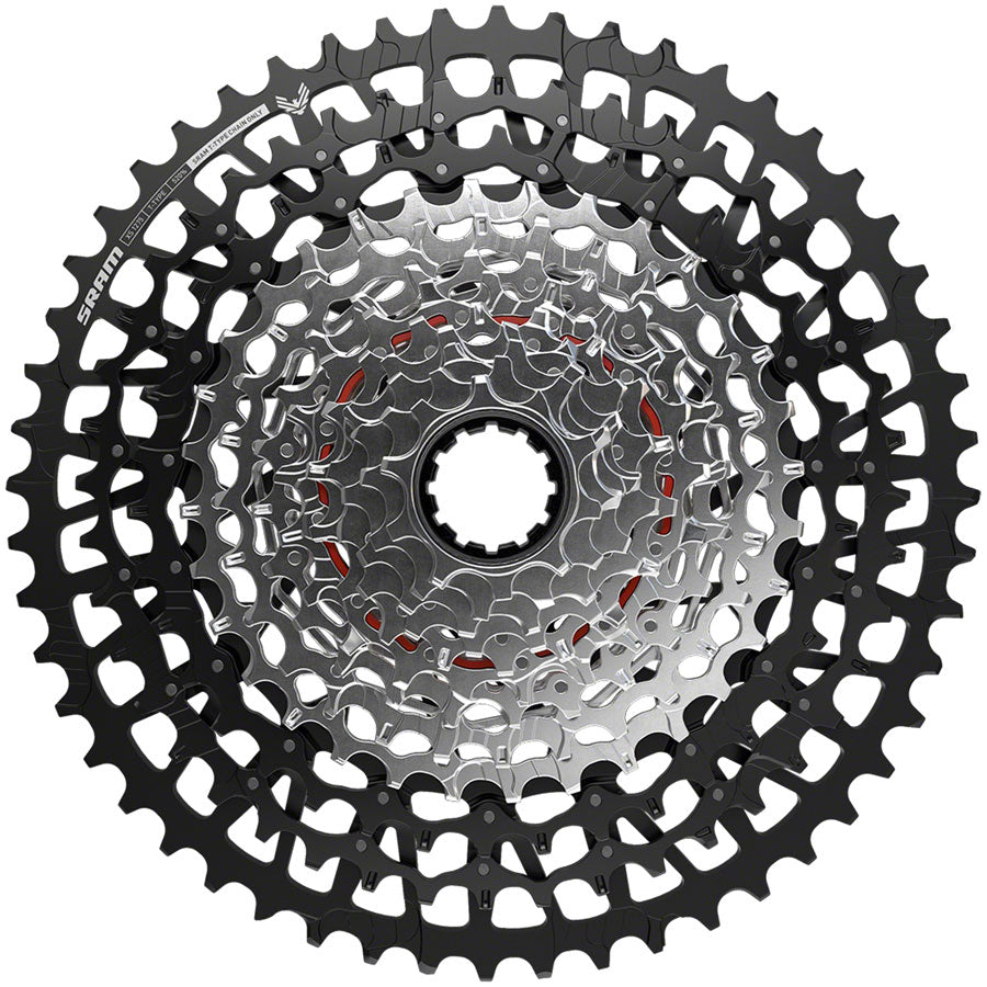 SRAM GX Eagle T-Type XS-1275 Cassette - 12-Speed 10-52t For XD Driver BLK/Silver