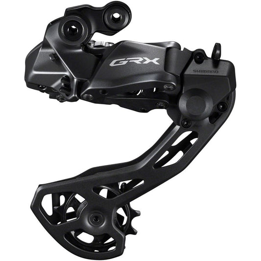 Shimano GRX RD-RX825 Di2 Rear Derailleur - 12-Speed Long Cage With Clutch For 2x BLK