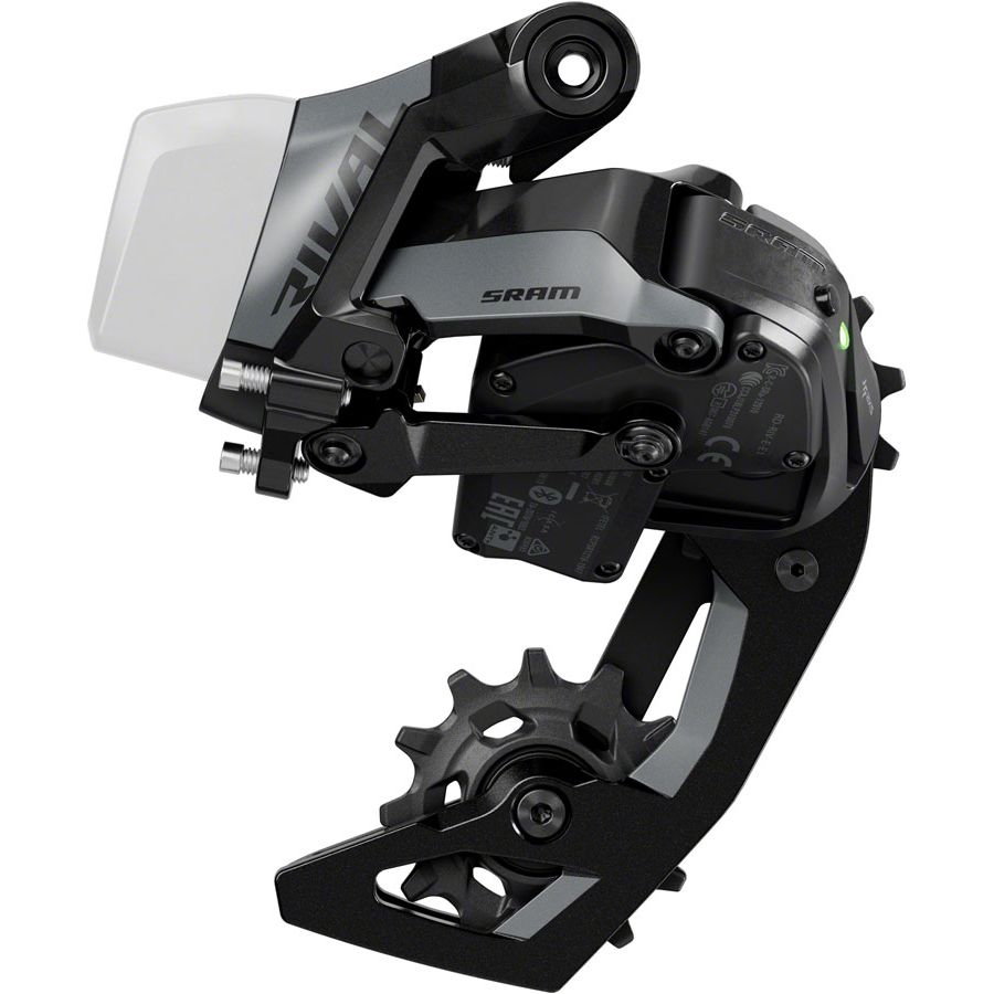SRAM Rival AXS Rear Derailleur - 12-Speed 36t Max Battery Not Included Aluminum Cage BLK E1