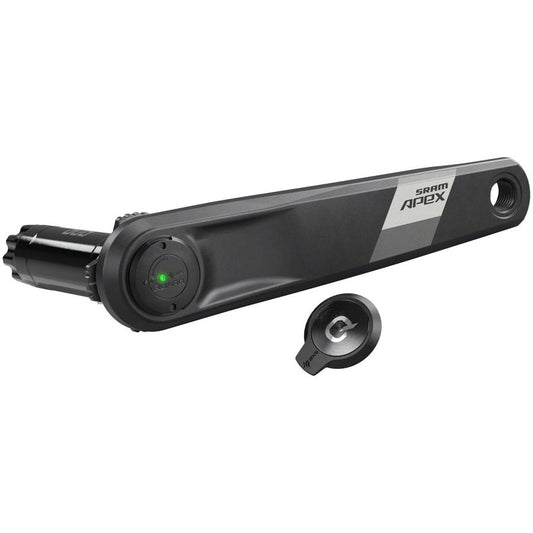 SRAM Apex AXS Wide Left Crank Arm Power Meter Spindle Assembly - 170mm 12-Speed DUB Spindle Interface BLK D1