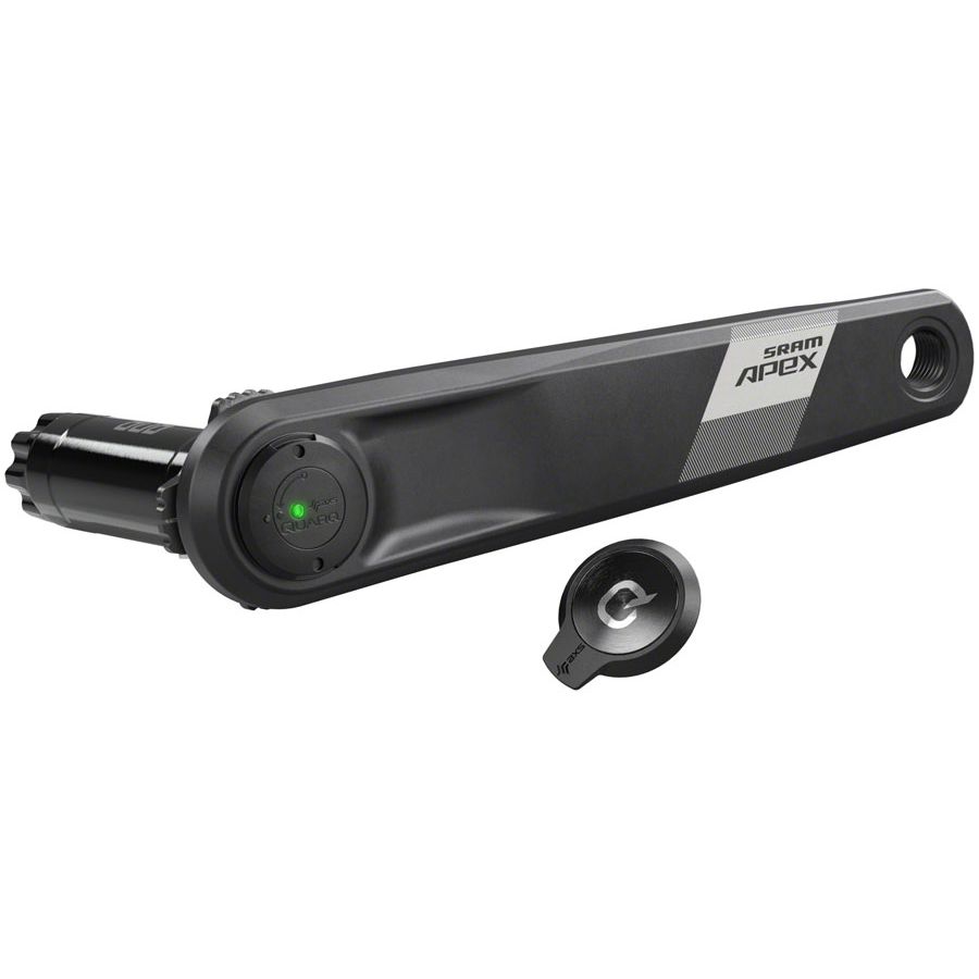 SRAM Apex AXS Wide Left Crank Arm Power Meter Spindle Assembly - 165mm 12-Speed DUB Spindle Interface BLK D1