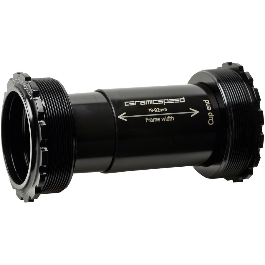 CeramicSpeed T47/86 Bottom Bracket - Campagnolo Ultra Torque Coated Races BLK
