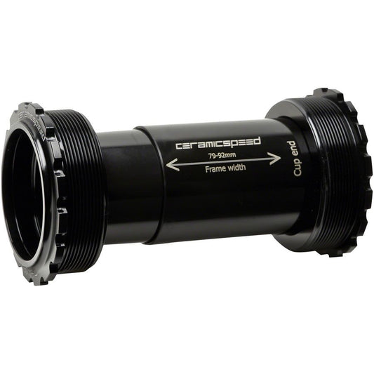CeramicSpeed T47/86 Bottom Bracket - Campagnolo Ultra Torque Coated Races BLK