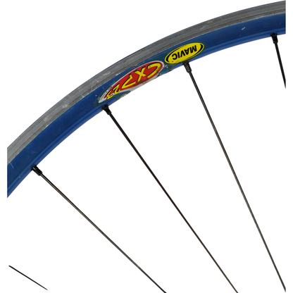 Mavic CXP23 700c Rim Brake Aluminum Clincher Blue Road Bike Wheelset