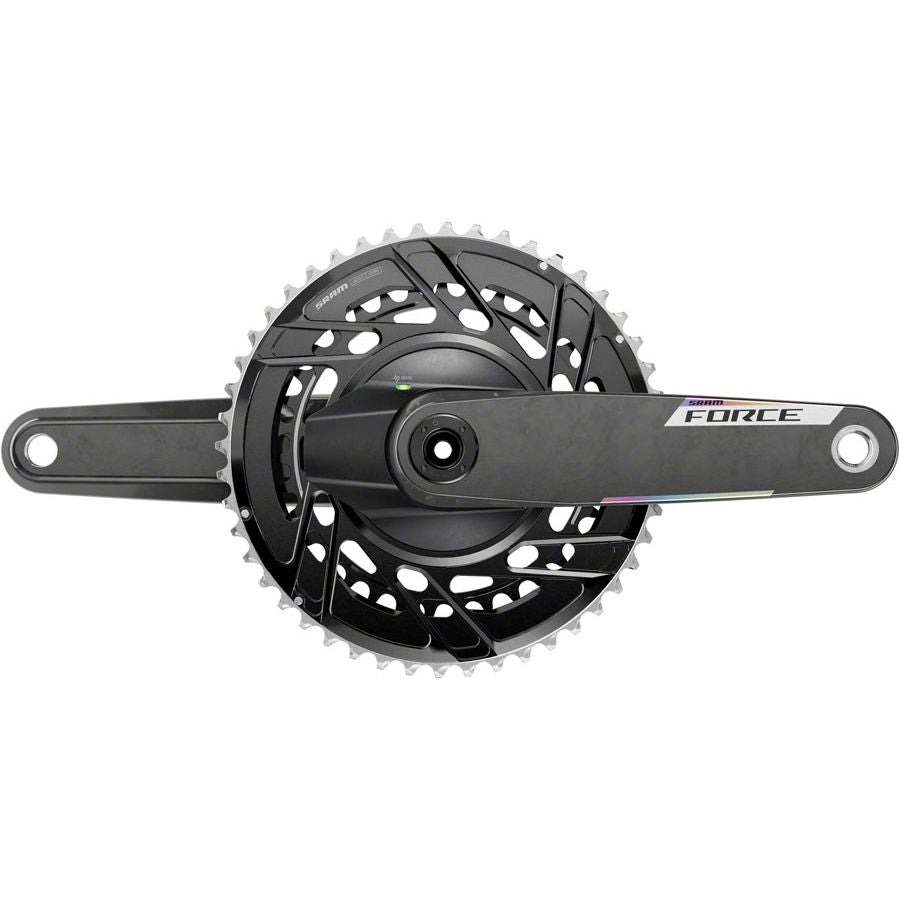 SRAM Force AXS Power Meter Crankset - 175mm 12-Speed 48/35t Thread Mount 8-Bolt PM Spider DUB Spindle Carbon E1