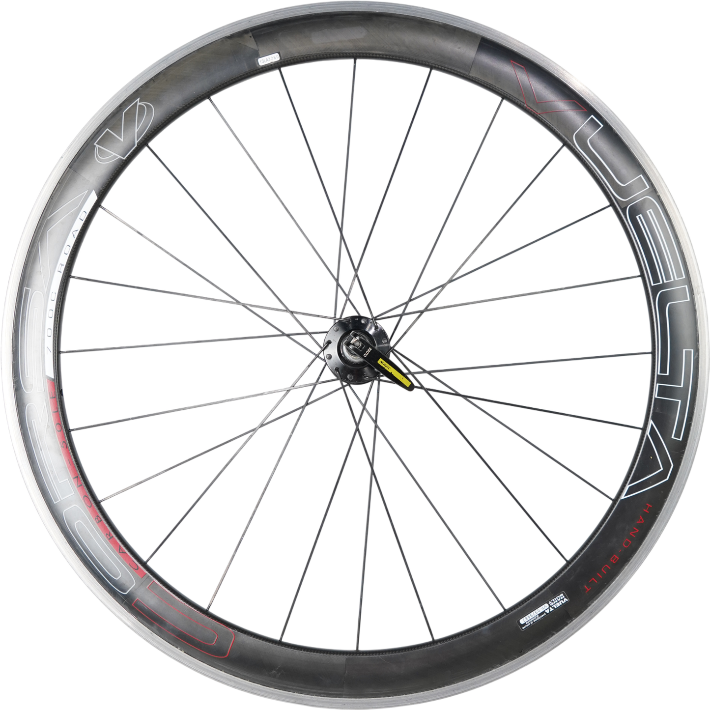 Vuelta Corsa Carbon-50 700c Rim Brake Deep Clincher Road Wheelset