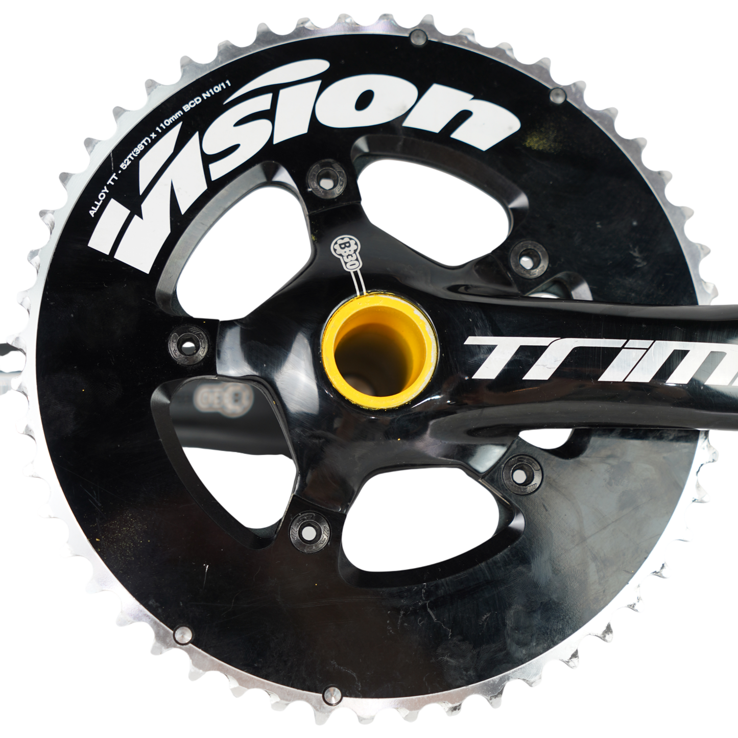 Vision Trimax Compact TT BB30 172.5mm Road Crankset W/ 52/38t Chainrings
