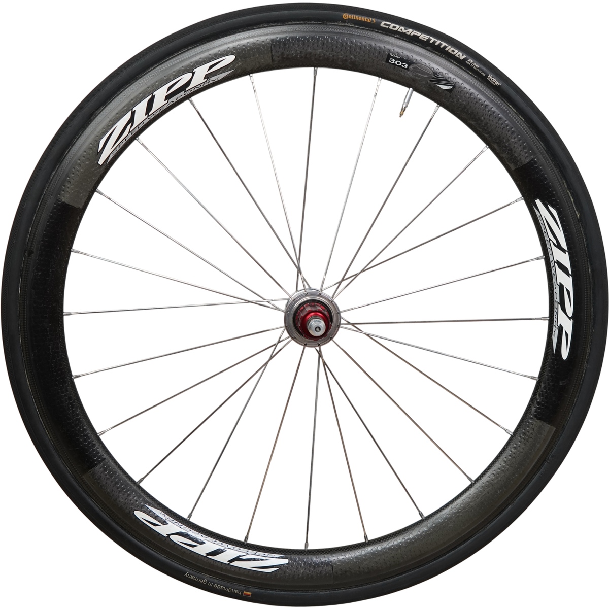 Zipp 303 700c Rim Brake Carbon Tubular Road Bike Wheelset W/ Tires