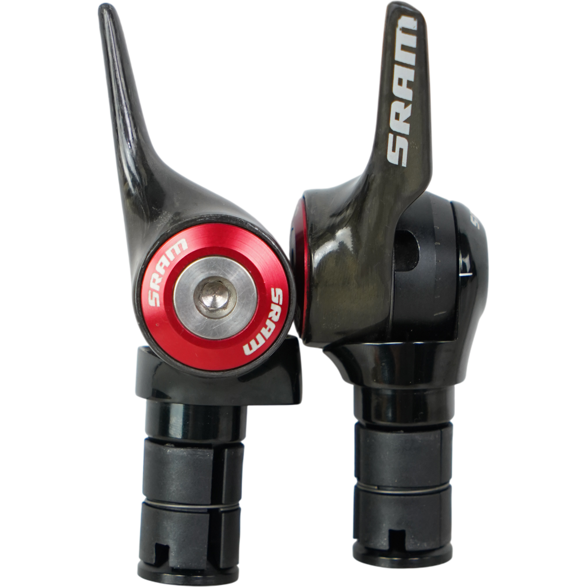 SRAM Red Yaw Carbon Bar End Friction 10 Speed Mechanical TT/Tri Shifter Set 09T3