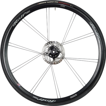 Rolf Prima Elan 700c Disc Brake Aluminum Road Wheelset W/ Tires & Rotors