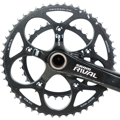 SRAM Rival GXP 10-Speed 175mm Road Crankset W/ 50/34t Chainrings