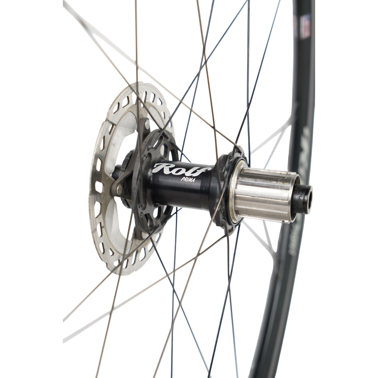 Rolf Prima Elan 700c Disc Brake Aluminum Road Wheelset W/ Tires & Rotors