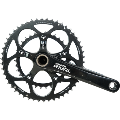 SRAM Rival GXP 10-Speed 175mm Road Crankset W/ 50/34t Chainrings