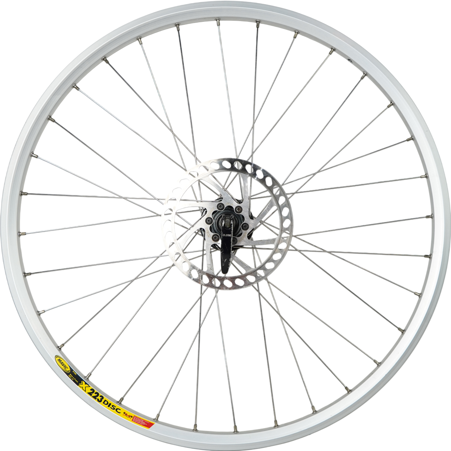 Mavic X223 Disc 26in Disc Brake Clincher MTB Wheelset W/Real Design Hubs