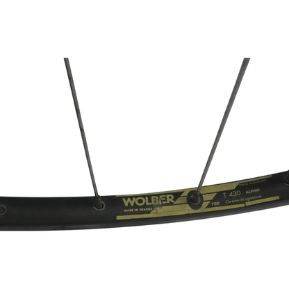 Vintage Wolber T430 Alpine 700c Rim Brake Aluminum Clincher Road Wheelset
