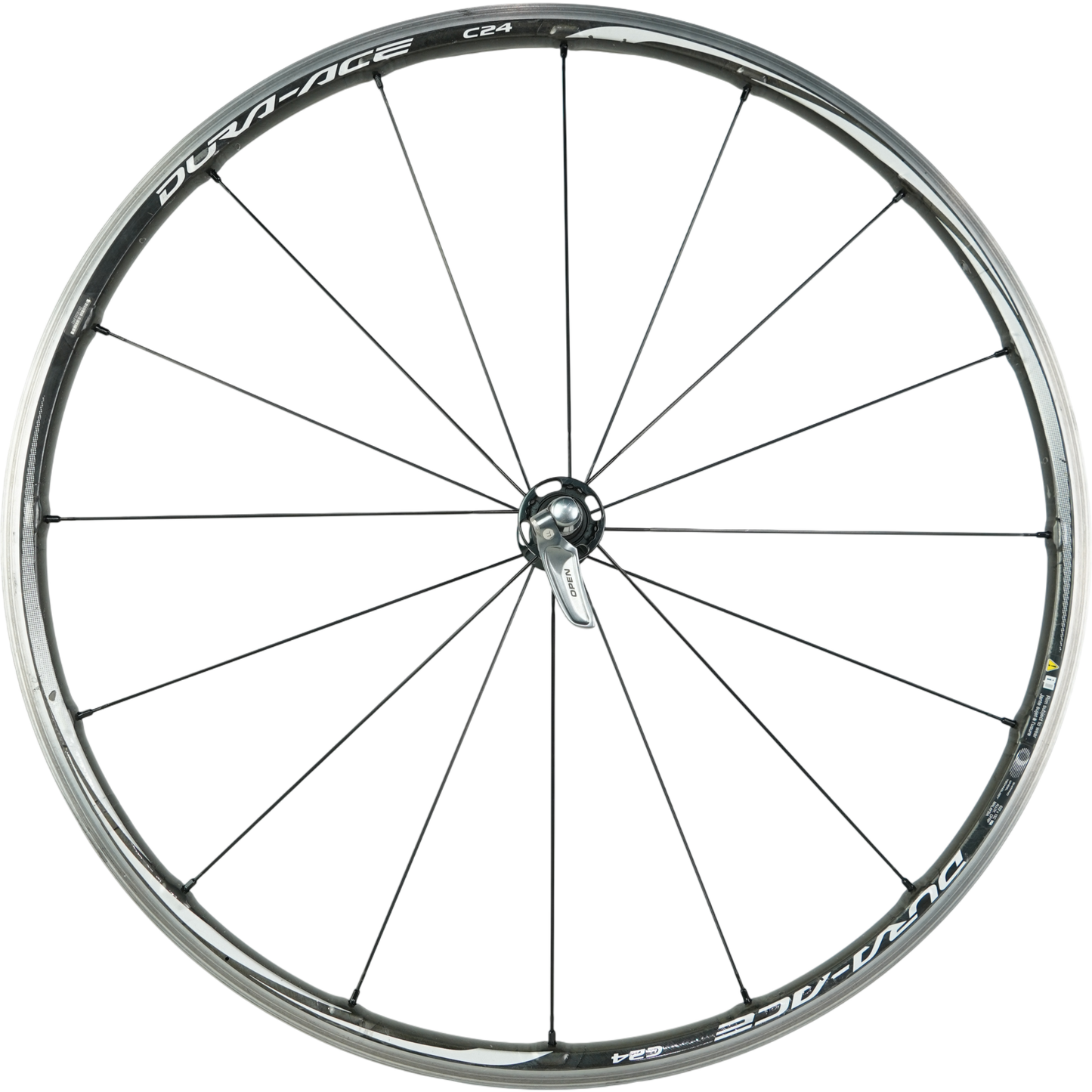 Shimano Dura-Ace C24 WH-9000 700c Rim Brake Carbon Clincher Road Bike Wheelset
